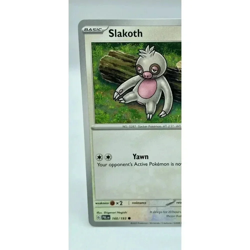 Slakoth 160/193‎ S&V: Paldea Evolved Non-Holo Pokémon TCG Mint Unplayed